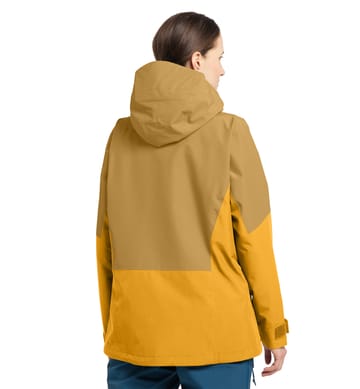 Lumi Jacket Women Autumn Leaves/Cinnamon Brown