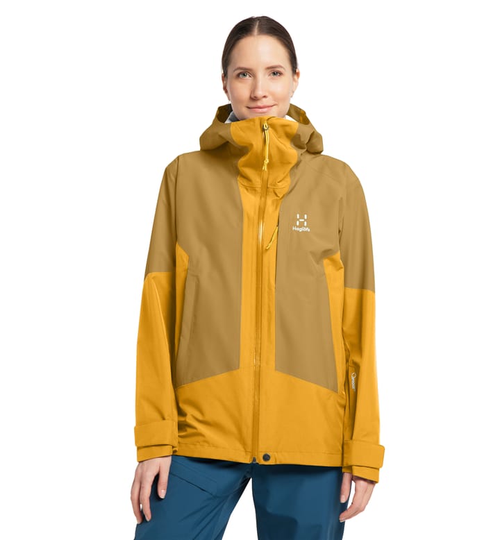 Lumi Jacket Women Autumn Leaves/Cinnamon Brown