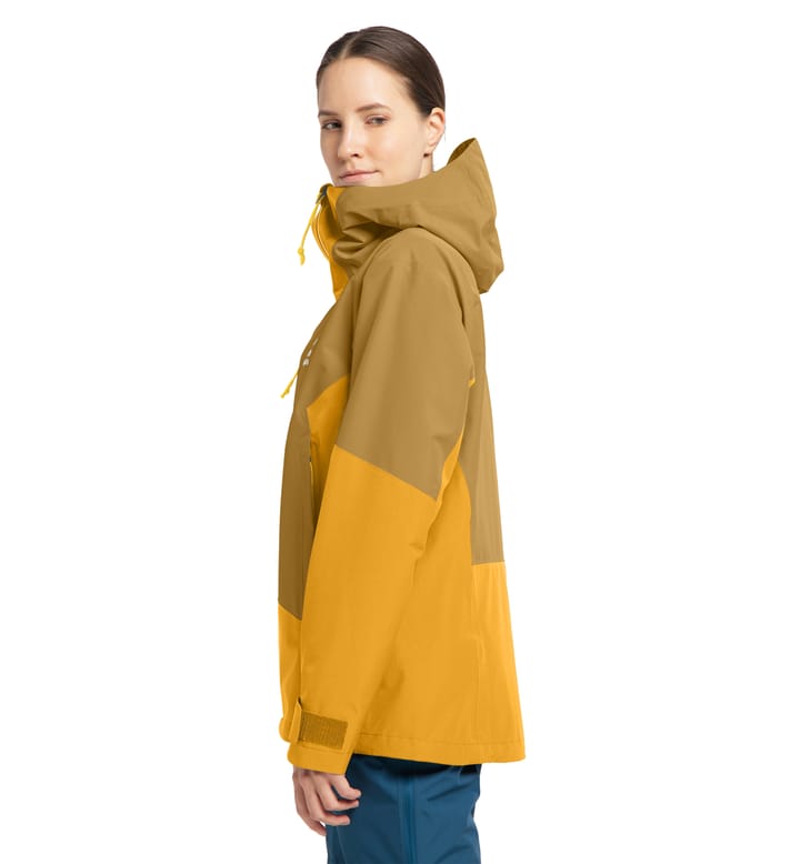 Lumi Jacket Women Autumn Leaves/Cinnamon Brown