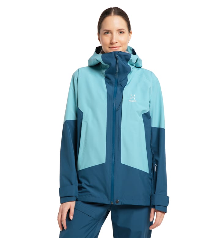 Lumi Jacket Women Dark Ocean/Frost Blue