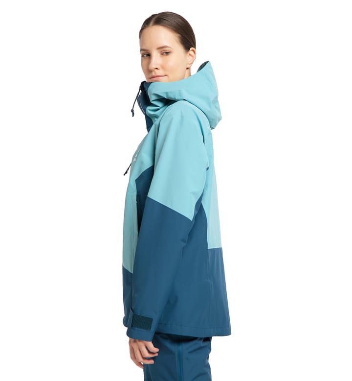 Lumi Jacket Women Dark Ocean/Frost Blue