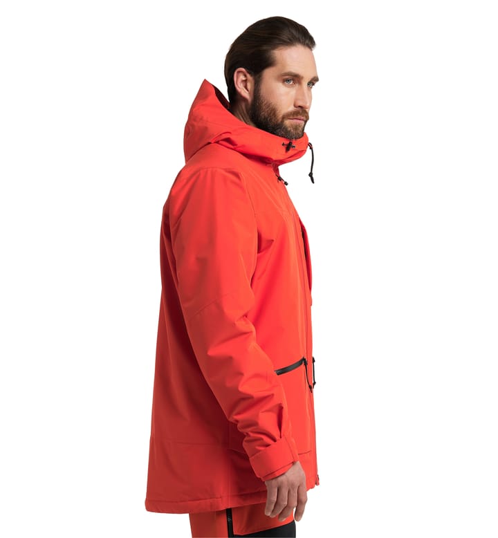 Lumi Insulated Jacket Men Habanero