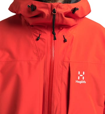 Lumi Insulated Jacket Men Habanero