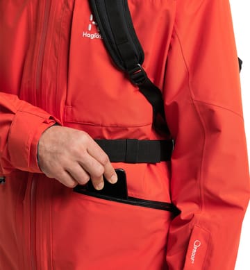 Lumi Insulated Jacket Men Habanero