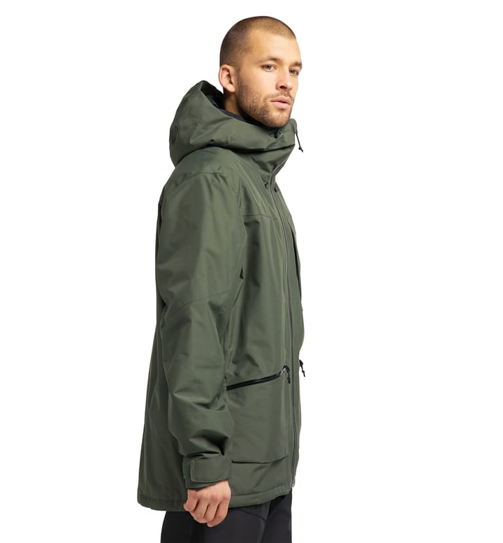 Lumi Insulated Jacket Men | Fjell Green | Ski | Snowboarding | Jackets ...