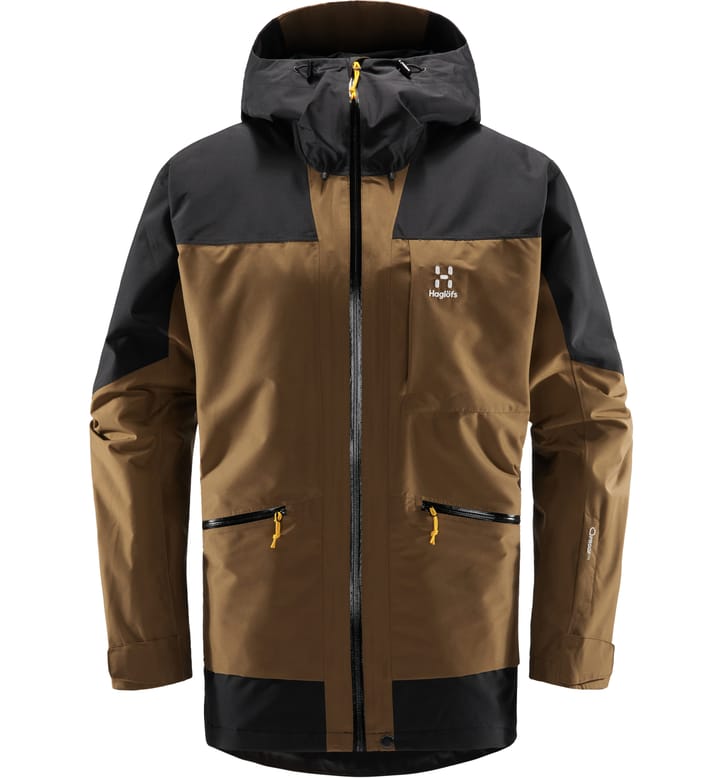 Lumi Insulated Jacket Men Teak Brown/True Black