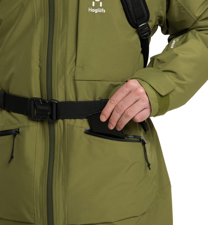 Lumi Insulated Jacket Men Olive Green