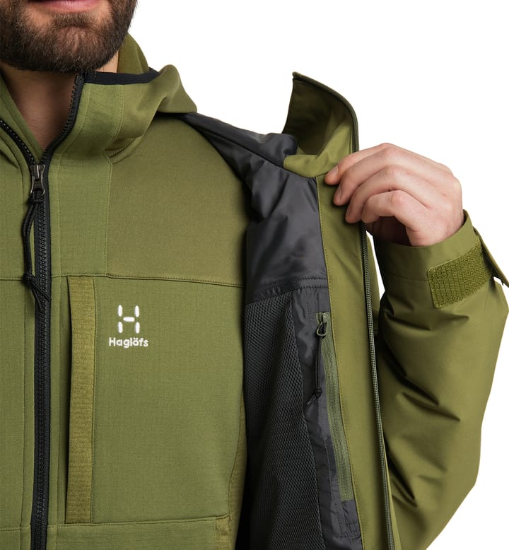 Lumi Insulated Jacket Men Olive Green