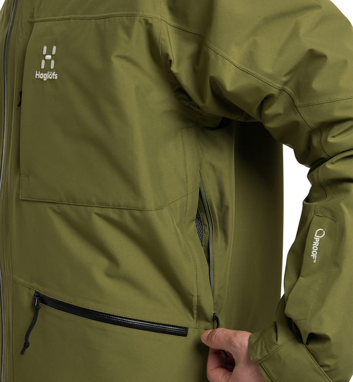 Lumi Insulated Jacket Men Olive Green