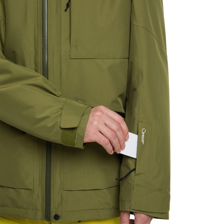 Lumi Insulated Jacket Men Olive Green