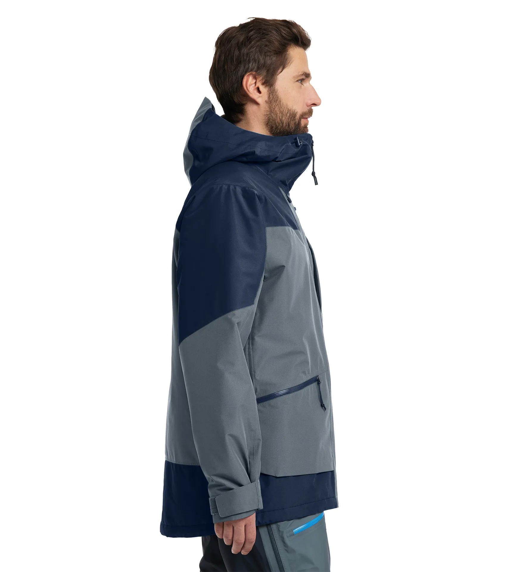 Lumi Insulated Jacket Men Steel Blue/Tarn Blue