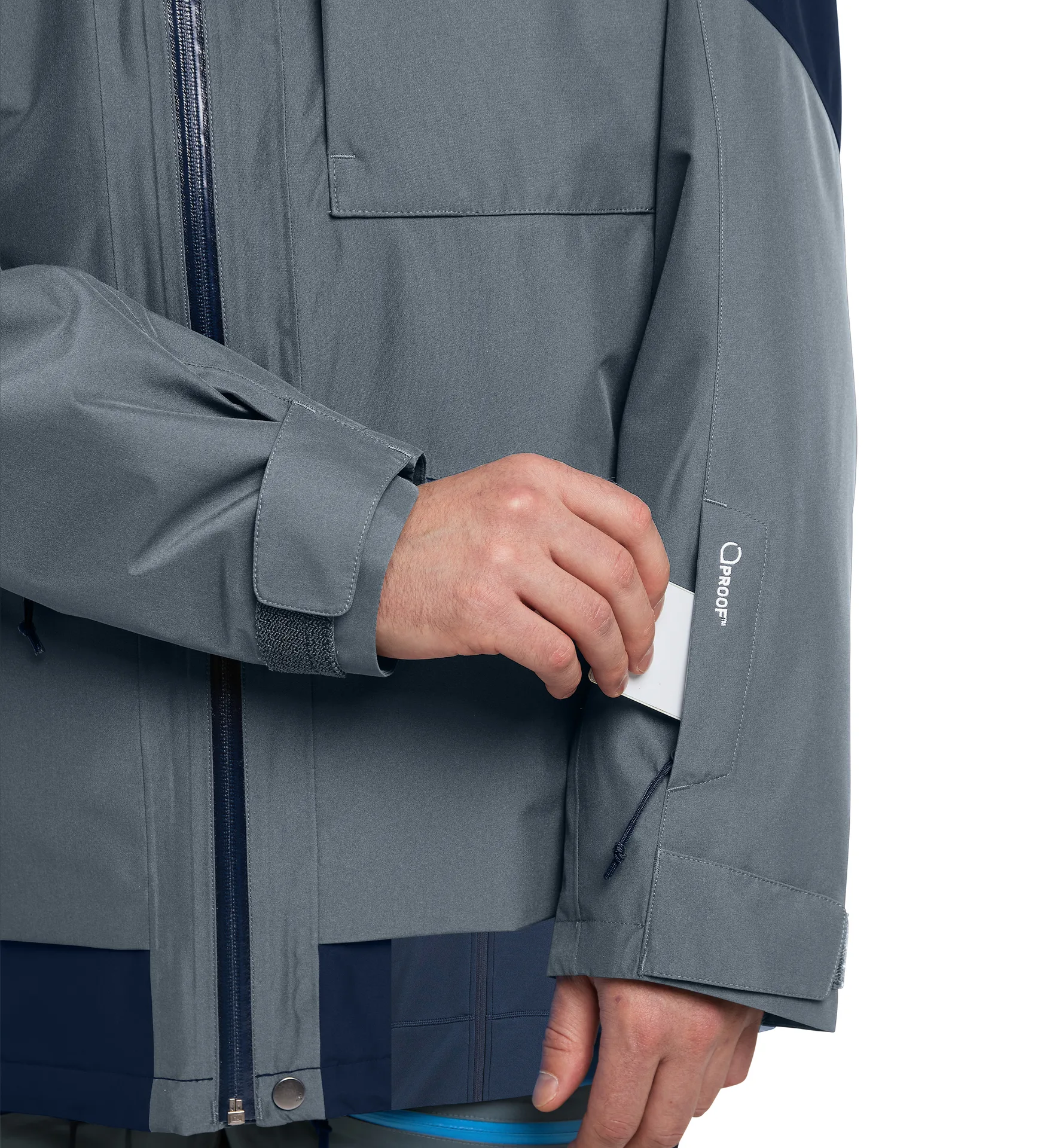 Lumi Insulated Jacket Men Steel Blue/Tarn Blue