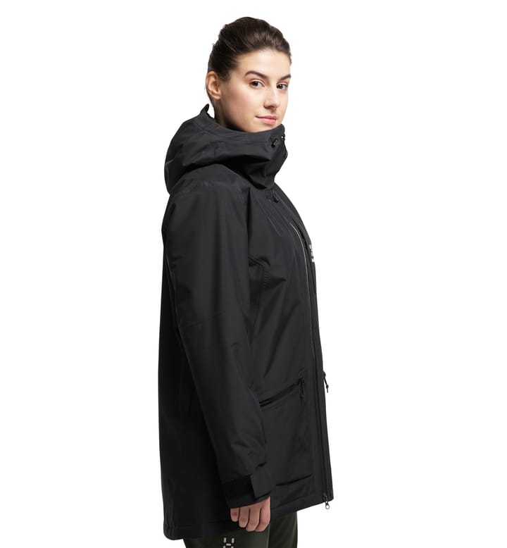 Lumi Insulated Parka Women True Black