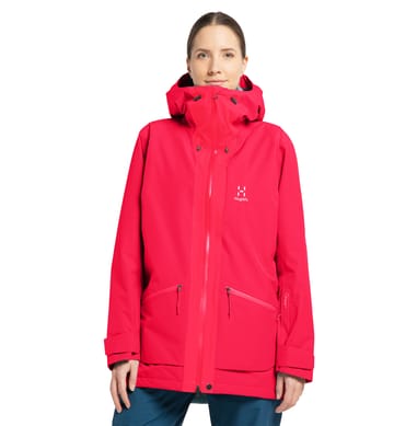 Lumi Insulated Parka Women Scarlet Red