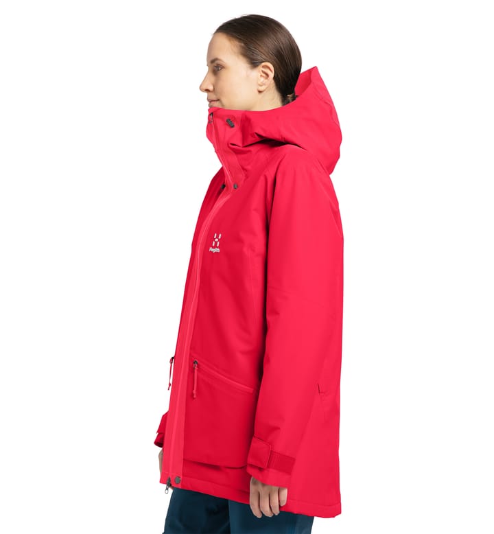 Lumi Insulated Parka Women Scarlet Red