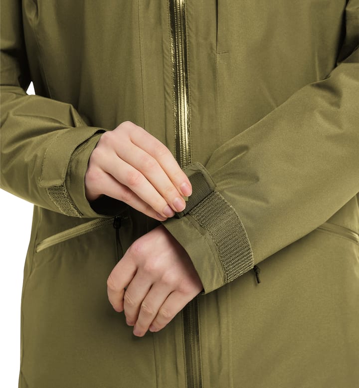 Lumi Insulated Parka Women Olive Green