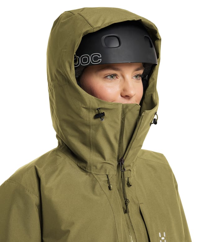 Lumi Insulated Parka Women Olive Green