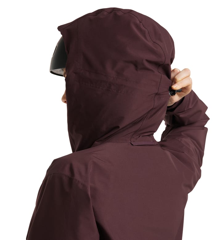 Lumi Insulated Parka Women Burgundy Brown Lumi Insulated Parka Women Burgundy Brown