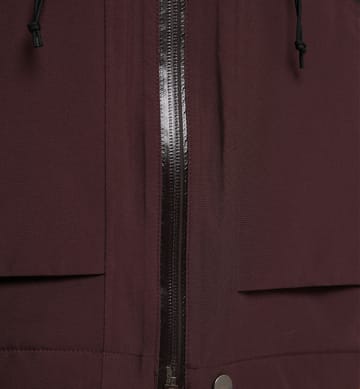 Lumi Insulated Parka Women Burgundy Brown