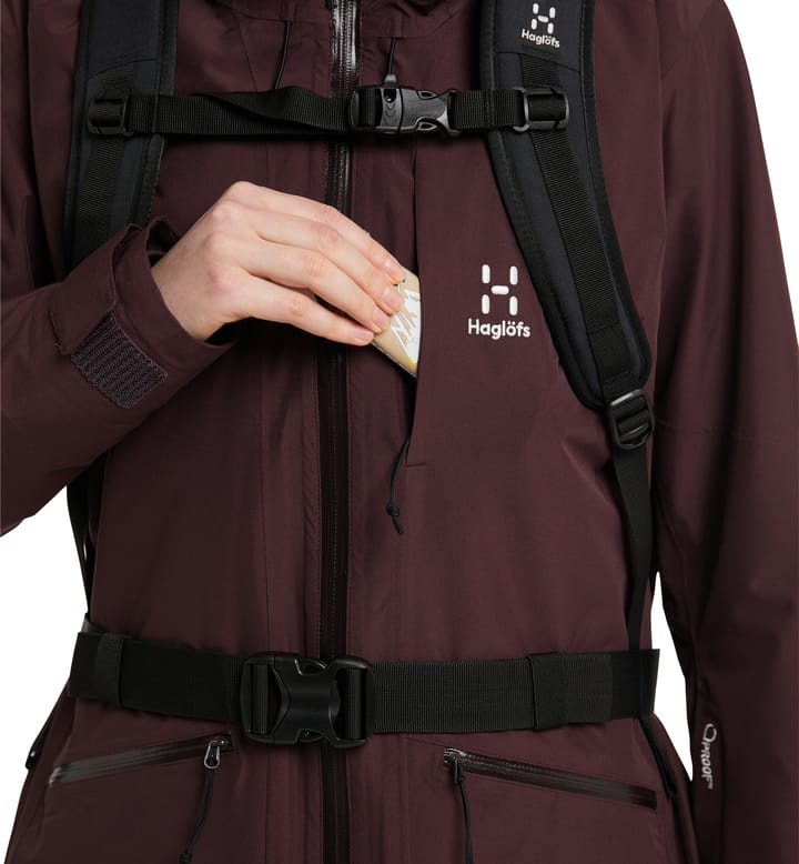 Lumi Insulated Parka Women Burgundy Brown