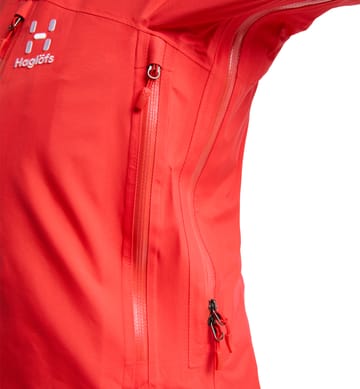 Astral GTX Jacket Women Poppy Red