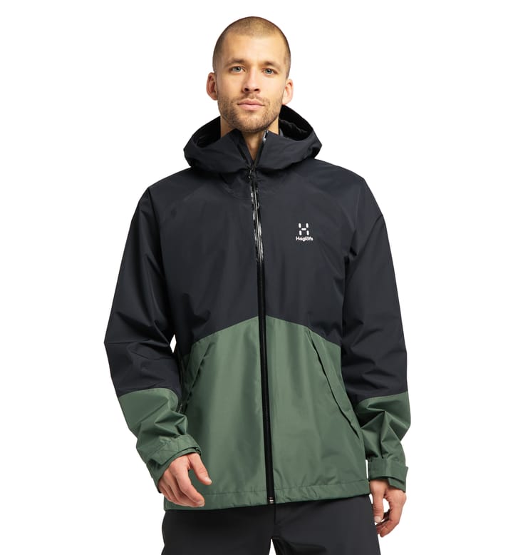 Skuta Jacket Men True Black/Fjell Green