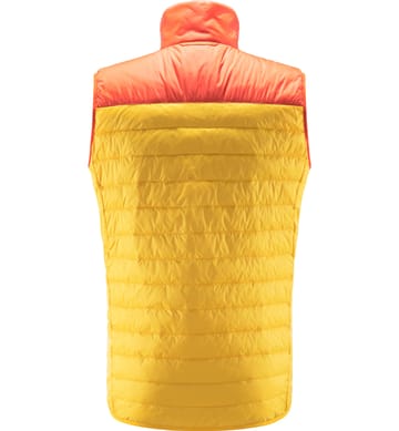 Spire Mimic Vest Men Pumpkin Yellow/Habanero