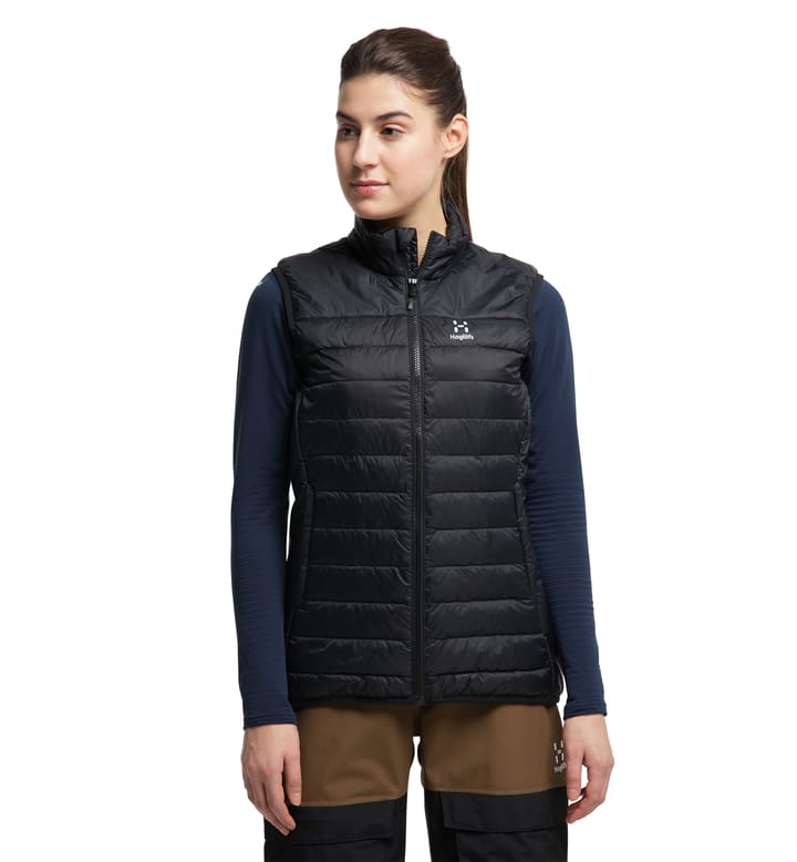 Spire Mimic Vest Women True Black Spire Mimic Vest Women True Black