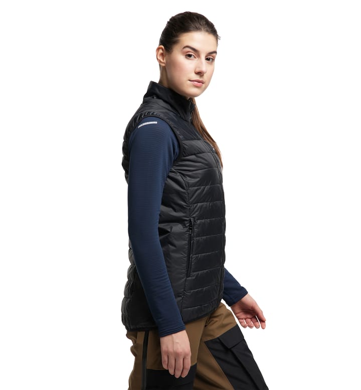 Spire Mimic Vest Women True Black Spire Mimic Vest Women True Black
