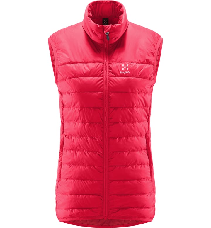 Spire Mimic Vest Women Scarlet Red