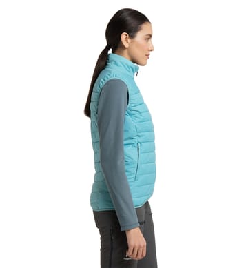 Spire Mimic Vest Women Frost Blue