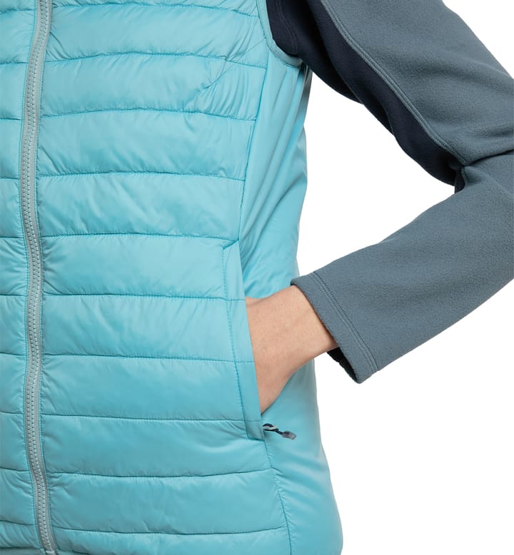 Spire Mimic Vest Women Frost Blue