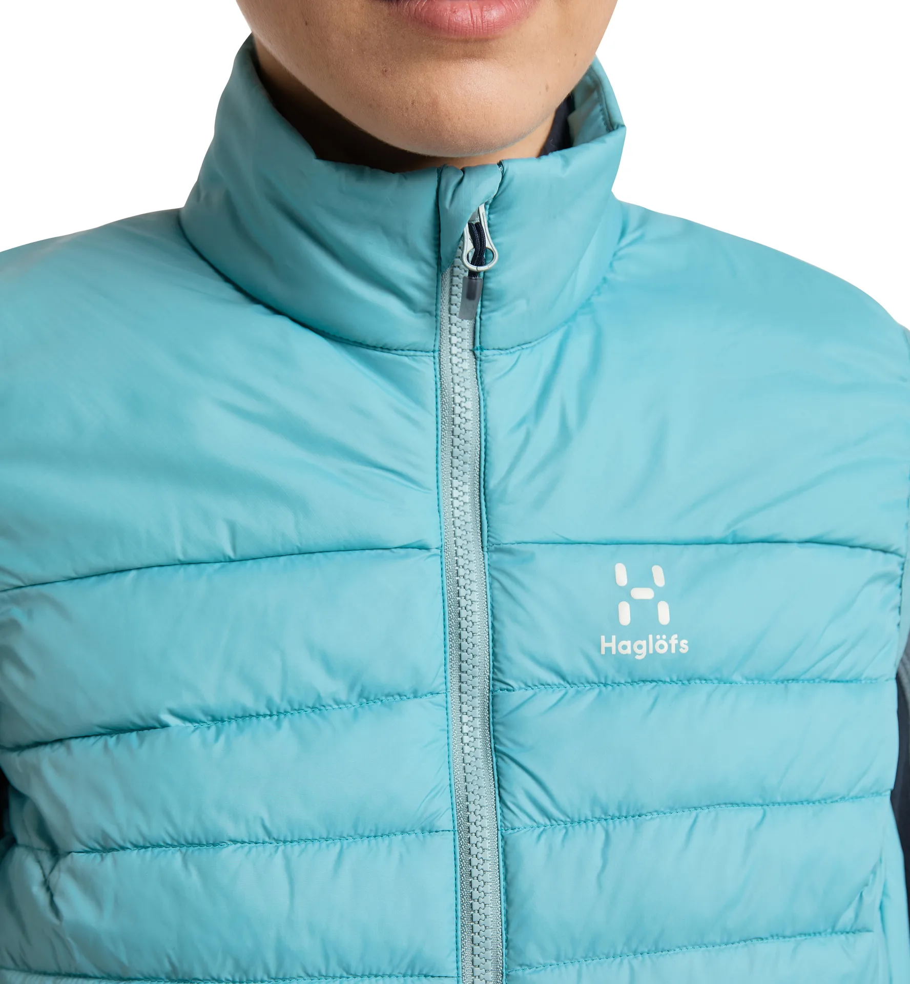 Spire Mimic Vest Women Frost Blue