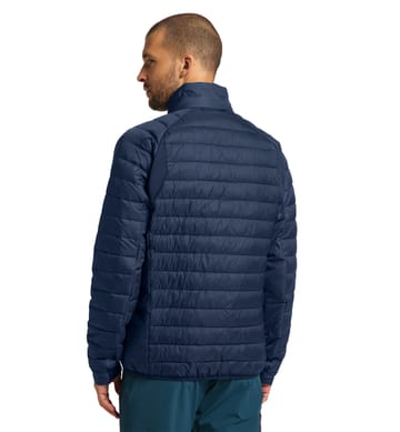 Spire Mimic Jacket Men Tarn Blue Solid