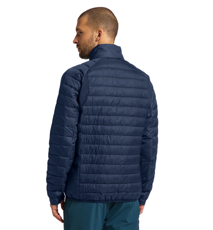 Spire Mimic Jacket Men Tarn Blue Solid