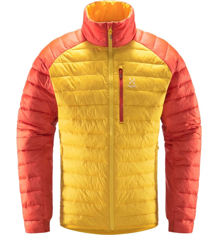 Spire Mimic Jacket Men Pumpkin Yellow/Habanero