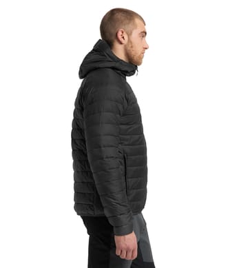 Spire Mimic Hood Men True Black Solid