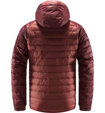 Spire Mimic Hood Men Maroon Red