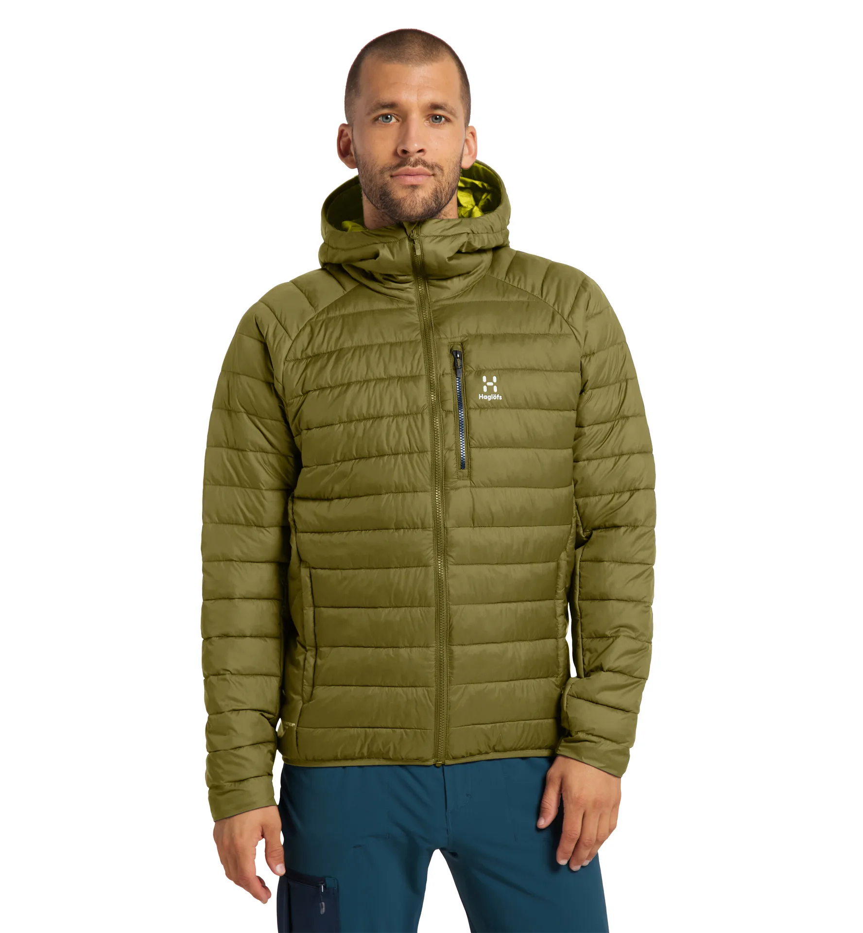 Spire Mimic Hood Men PSS Olive Green/Aurora