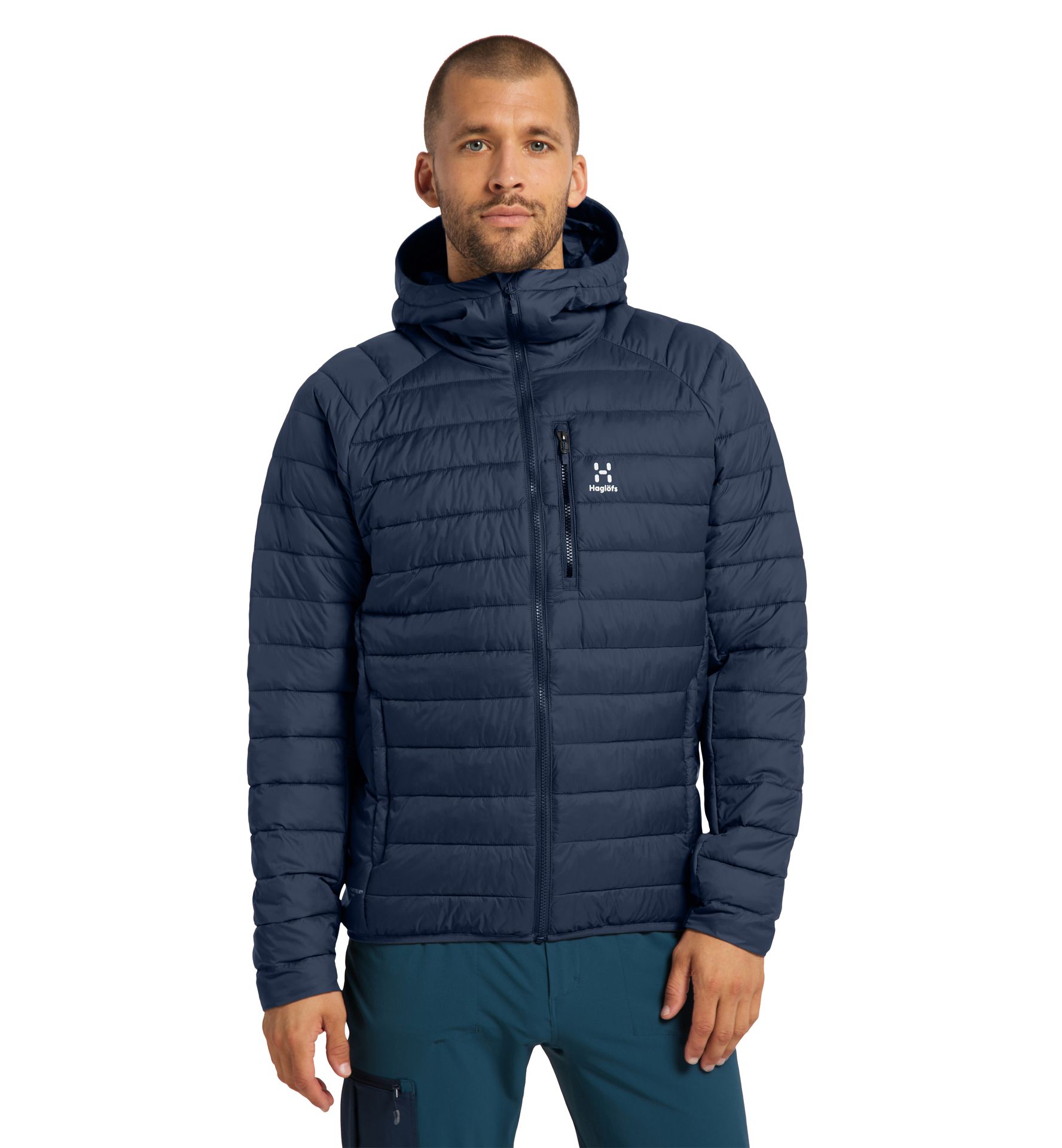 Spire Mimic Hood Men PSS Tarn Blue