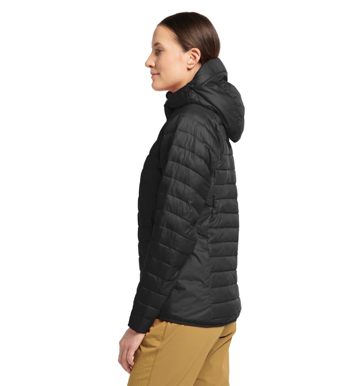 Spire Mimic Hood Women True Black Solid