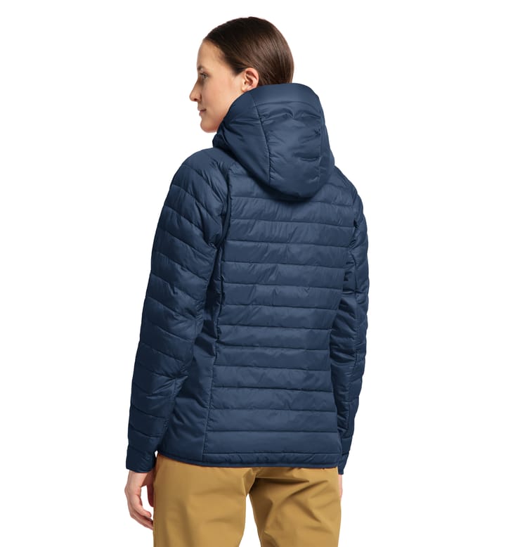 Spire Mimic Hood Women Tarn Blue Solid