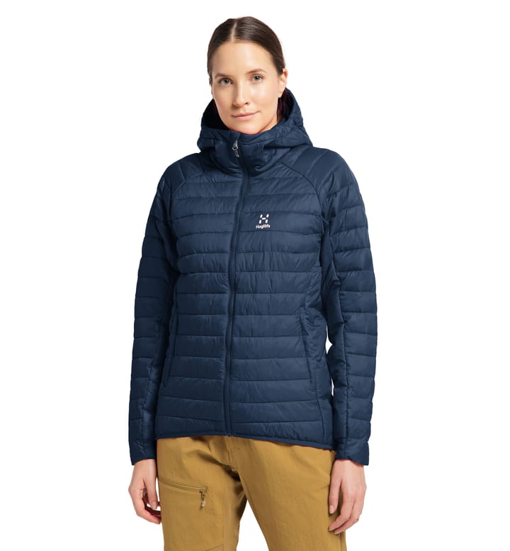 Spire Mimic Hood Women Tarn Blue Solid