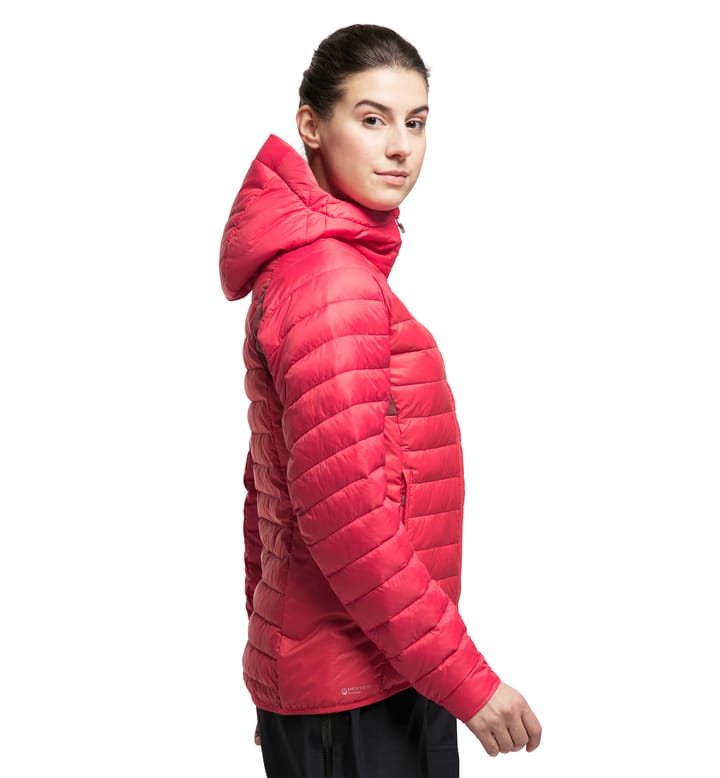 Spire Mimic Hood Women Hibiscus Red