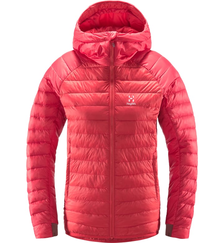 Spire Mimic Hood Women Hibiscus Red