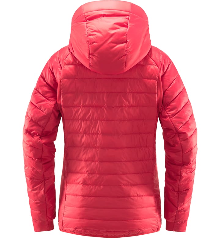 Spire Mimic Hood Women Scarlet Red