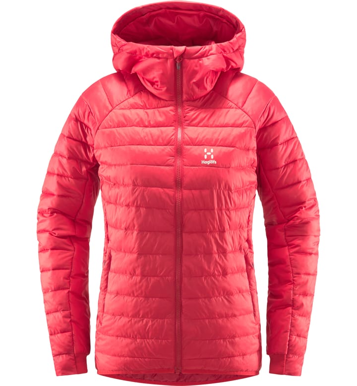 Spire Mimic Hood Women Scarlet Red