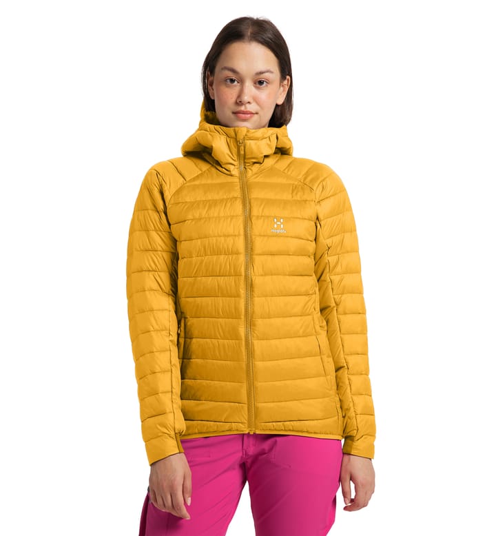 Spire Mimic Hood Women Autumn Leaves