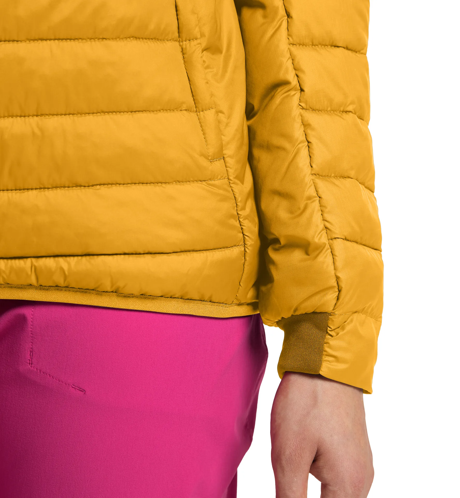 Spire Mimic Hood Women Autumn Leaves