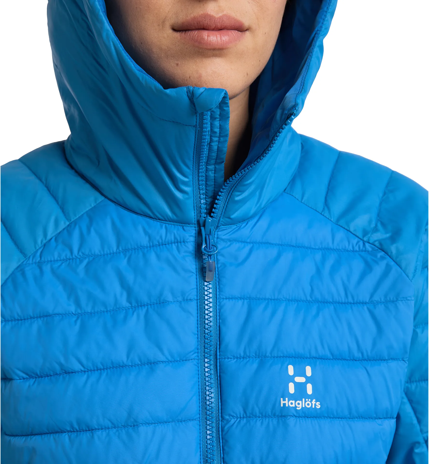 Spire Mimic Hood Women Nordic Blue